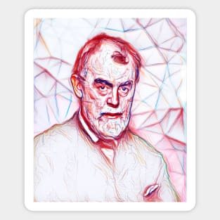 Samuel Butler Portrait | Samuel Butler Artwork Line Art Magnet